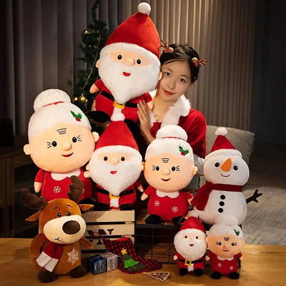 Monzzi Christmas Plush Toys for Holiday Decor and Kids' Gifts
