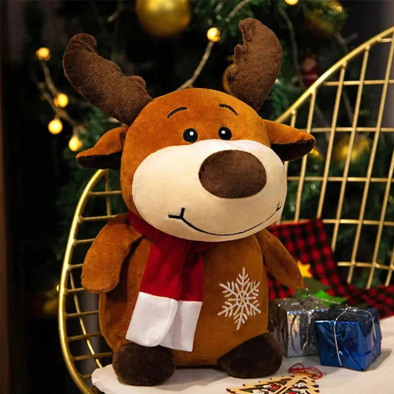Monzzi Christmas Plush Toys for Holiday Decor and Kids' Gifts