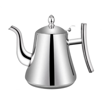 High-Quality Stainless Steel Teapot with Detachable Infuser for Tea and Coffee