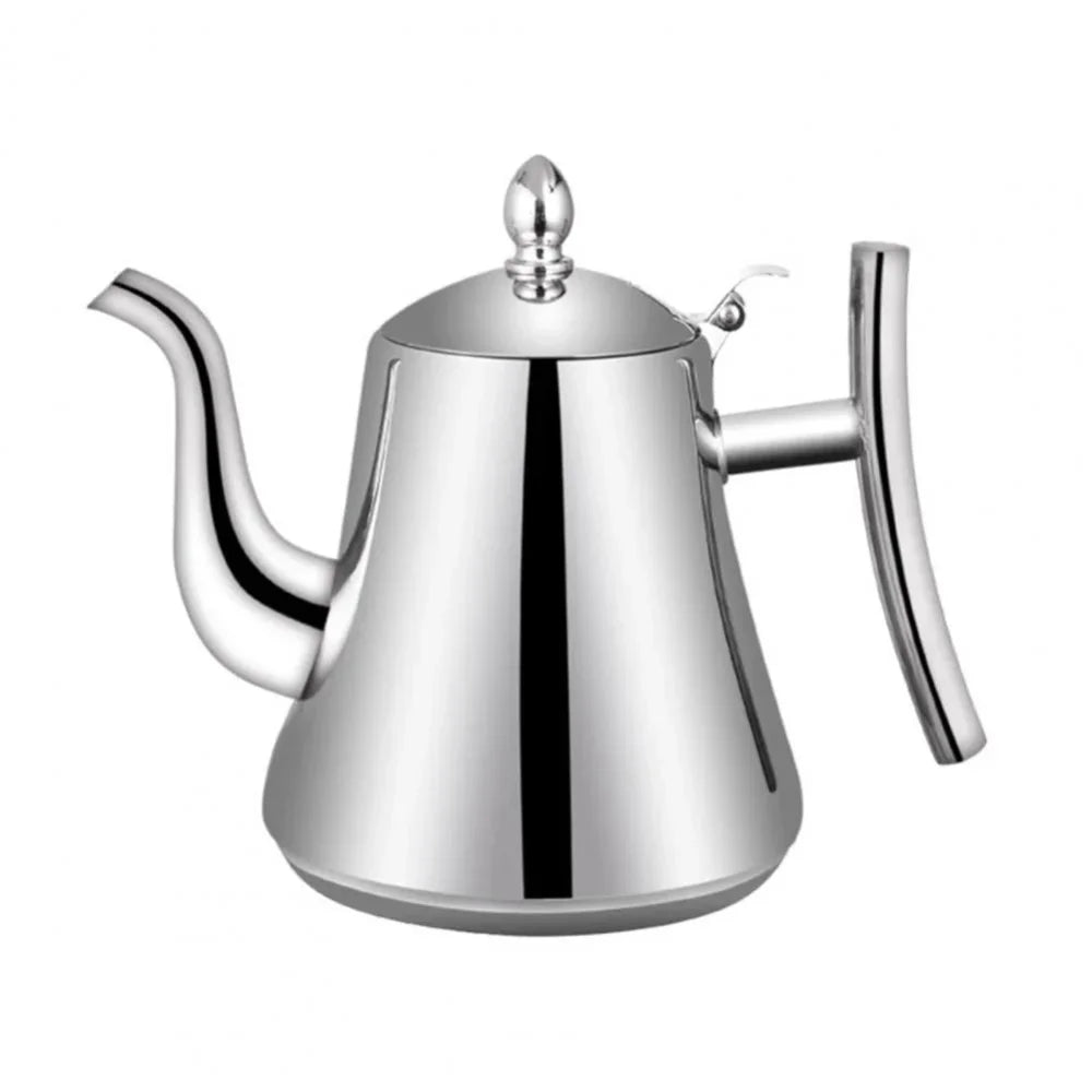 High-Quality Stainless Steel Teapot with Removable Infuser for Tea and Coffee