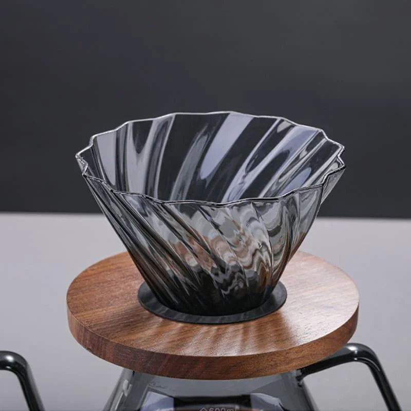 Borosilicate Glass Coffee Pot with Hario V60 Dripper for Perfect Brewing