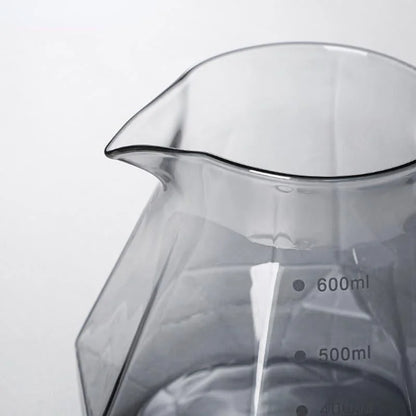 Borosilicate Glass Coffee Pot with Hario V60 Dripper for Perfect Brewing