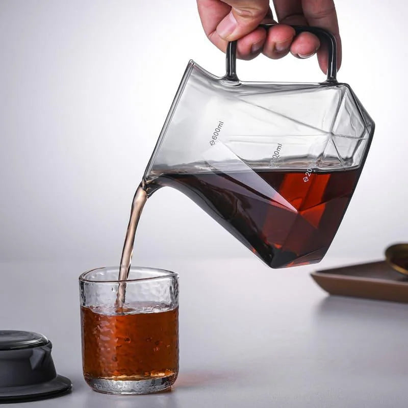 Borosilicate Glass Coffee Pot with Hario V60 Dripper for Perfect Brewing