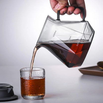 Borosilicate Glass Coffee Pot with Hario V60 Dripper for Perfect Brewing