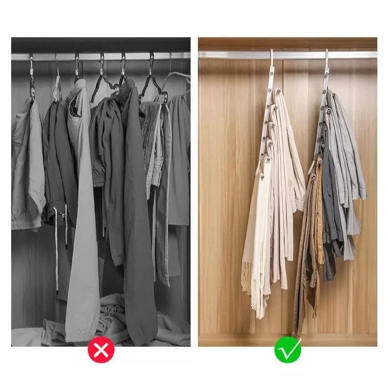 Monzzi 6-in-1 Pants Organizer Hanger
