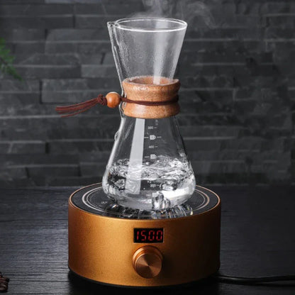 Borosilicate Glass Drip Coffee Maker with Integrated Filter