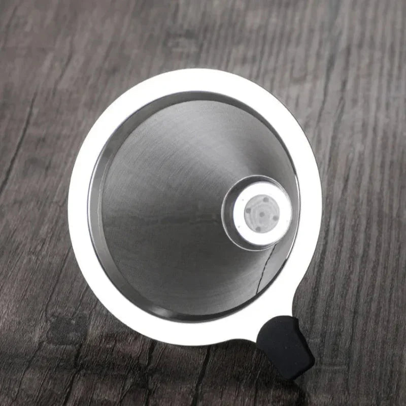 Borosilicate Glass Manual Coffee Maker with Elegant Diamond Pattern