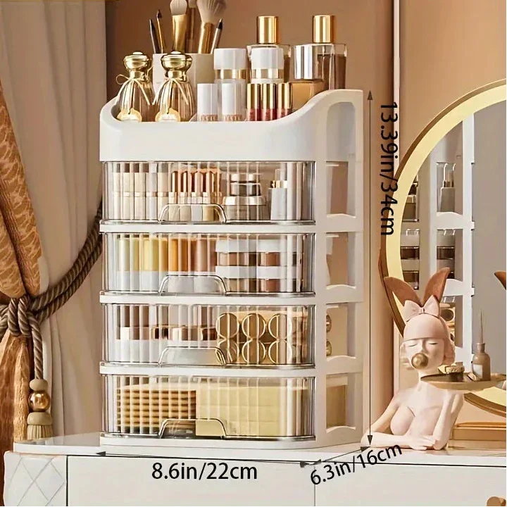 Monzzi Clear Acrylic Makeup Drawer Organizer