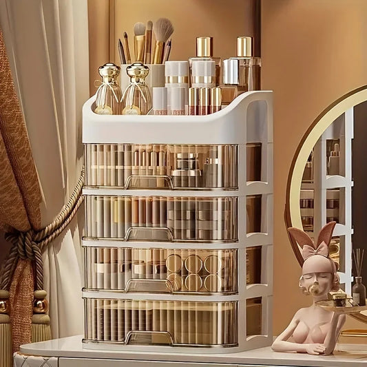 Monzzi Transparent Drawer Makeup Organizer Box