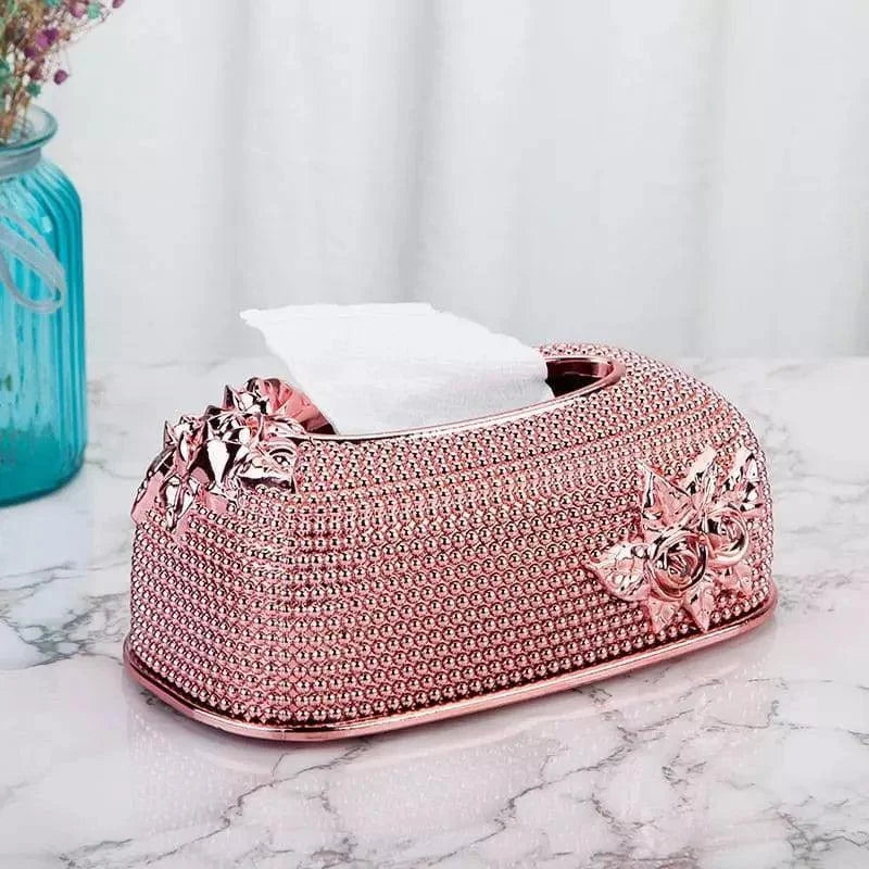 Monzzi Decorative Tissue and Paper Holder Box for Stylish Organization