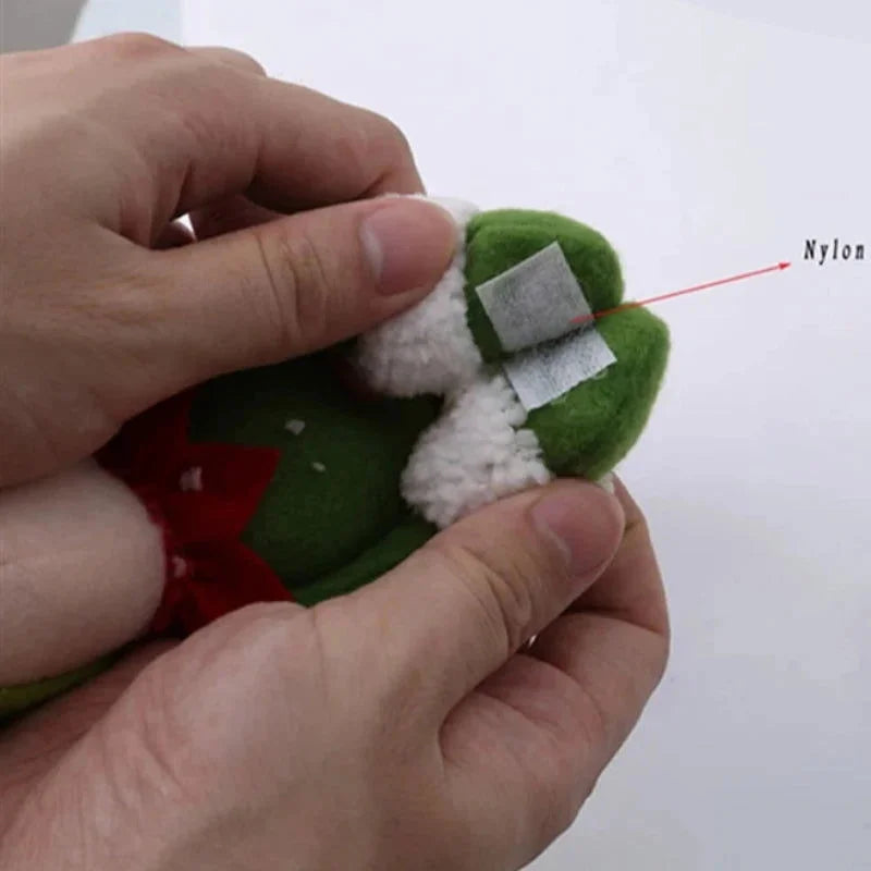 Festive Christmas Wine Bottle Cover Featuring Santa Claus and Snowman Design