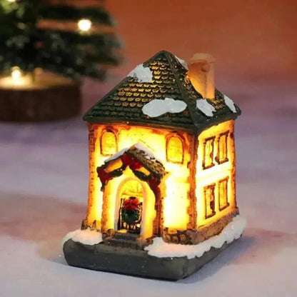 Monzzi Festive Illuminated Christmas Houses for Holiday Decor