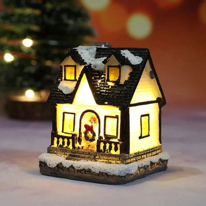 Monzzi Festive Illuminated Christmas Houses for Holiday Decor