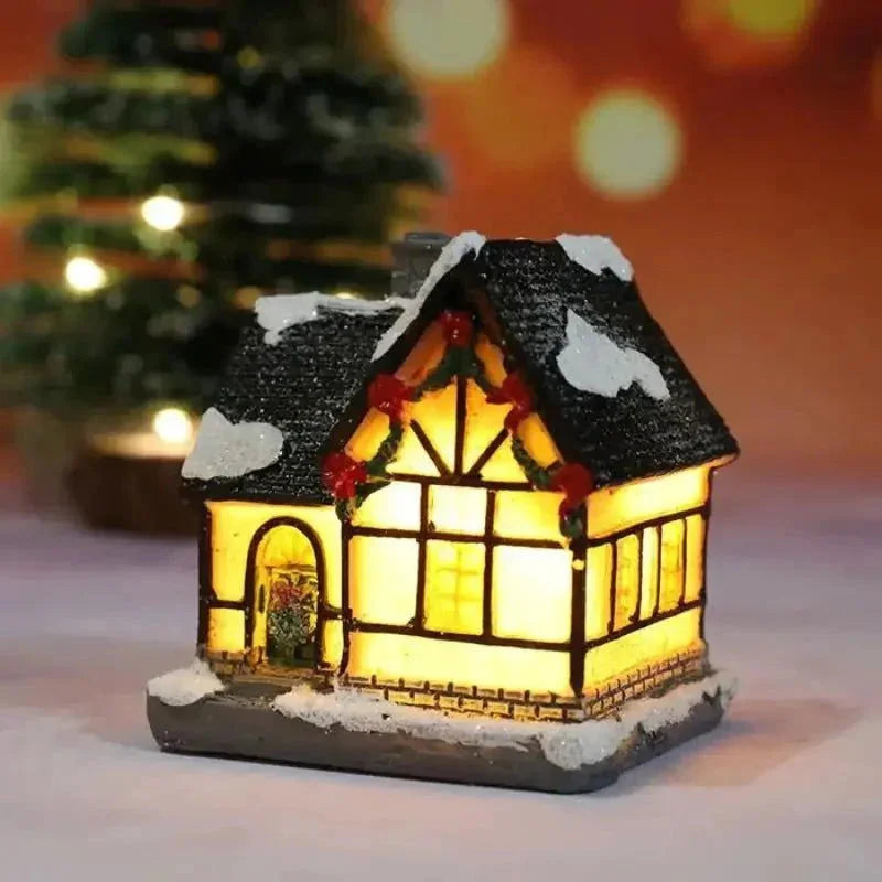 Monzzi Festive Illuminated Christmas Houses for Holiday Decor