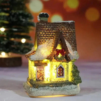 Monzzi Festive Illuminated Christmas Houses for Holiday Decor
