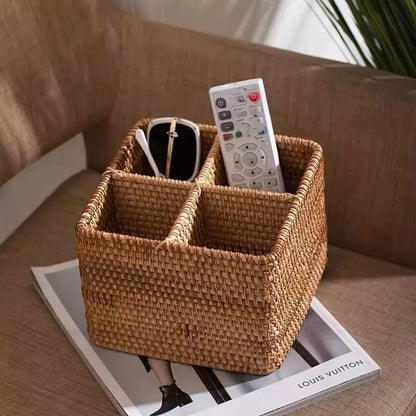 Elegant Handmade Rattan Storage Basket for Stylish Organization