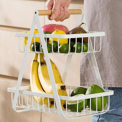 Monzzi 2-Tier Fruit Basket Organizer