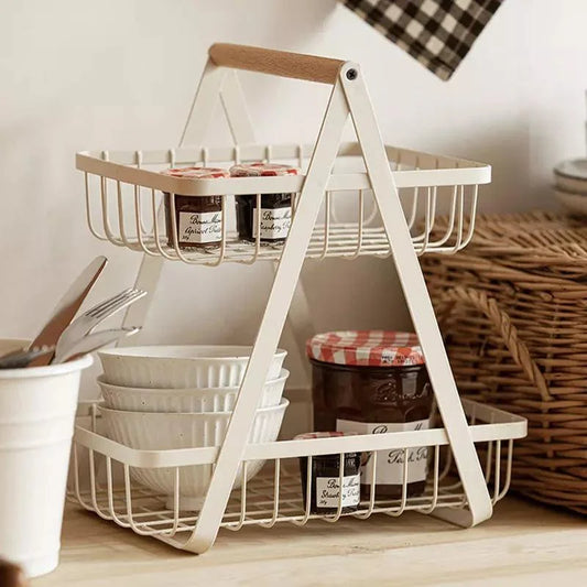 Monzzi 2-Tier Fruit Basket Organizer
