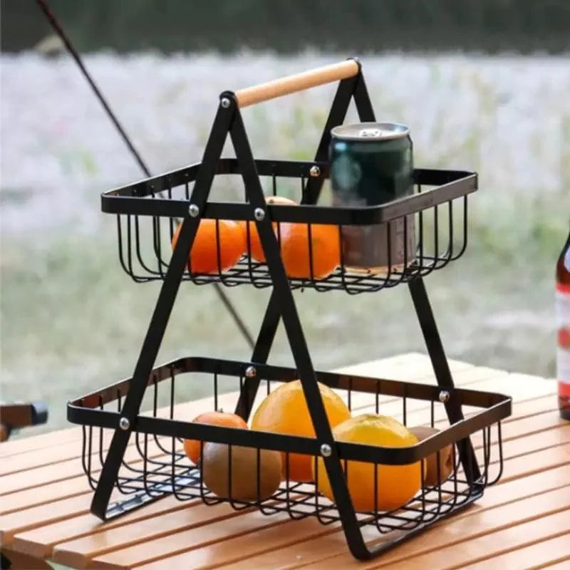 Monzzi 2-Tier Fruit Basket Organizer