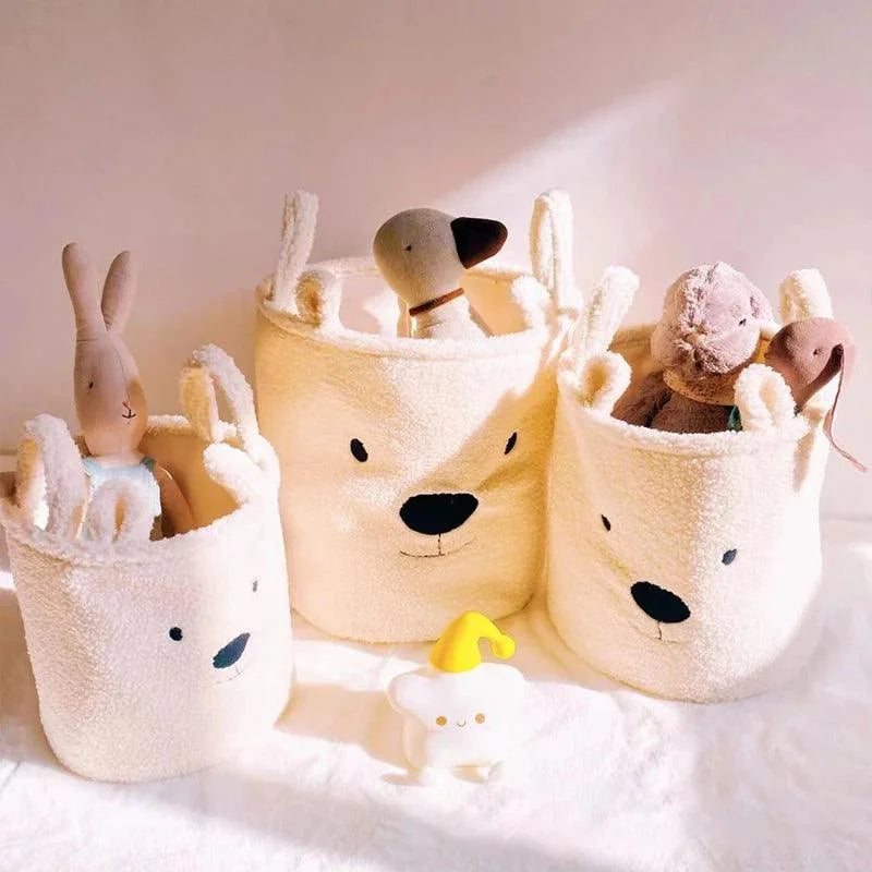 Soft Sherpa Organizer Basket for Kids' Monzzi Room