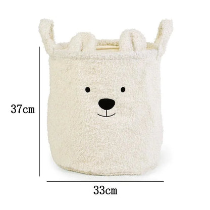 Cozy Sherpa Kids' Storage Basket for Lenogue Room