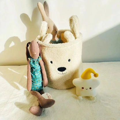 Soft Sherpa Organizer Basket for Kids' Monzzi Room