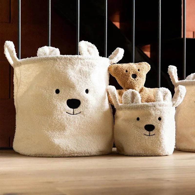 Cozy Sherpa Kids' Storage Basket for Lenogue Room