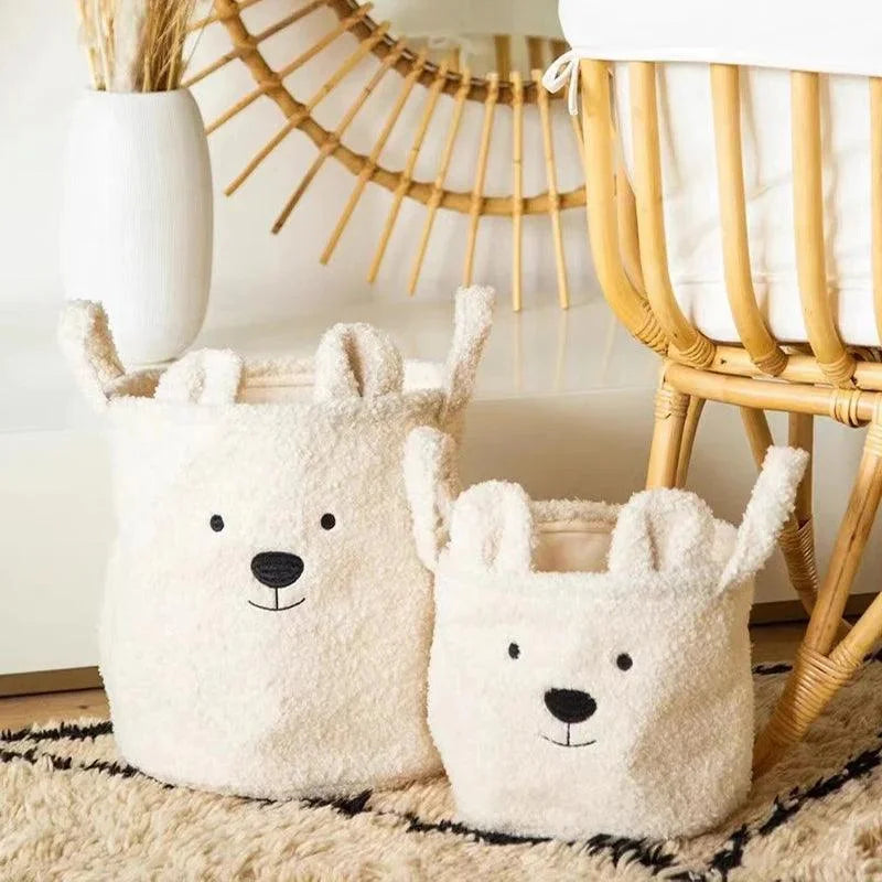 Soft Sherpa Organizer Basket for Kids' Monzzi Room