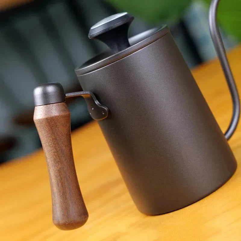 600ml Stainless Steel Gooseneck Kettle for Brewing Specialty Coffee and Loose Leaf Tea