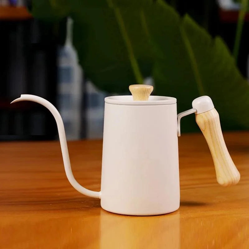 600ml Stainless Steel Gooseneck Kettle for Brewing Specialty Coffee and Loose Leaf Tea