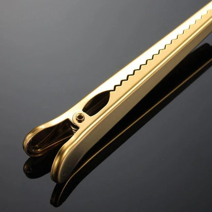 Versatile Stainless Steel Coffee Spoon with Monzzi Packaging Clip