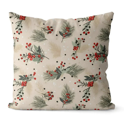 Monzzi Christmas Pillow Cover Set - 4 Decorative Covers