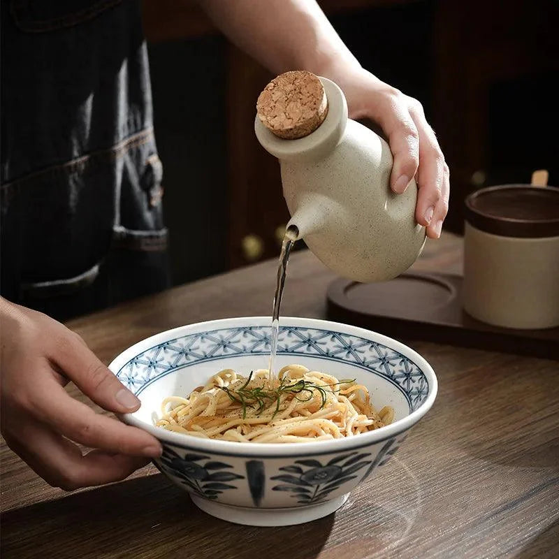 Monzzi White Ceramic Spice Jar Set - Kitchen Organizer