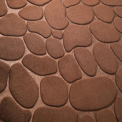 Set of 3 Absorbent Non-Slip Bath Rugs - Monzzi Collection