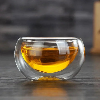 Monzzi Glass Tea Cup Set for Kung Fu Tea Ceremony