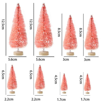 Pine Mini Christmas Tree Set for Monzzi Decor