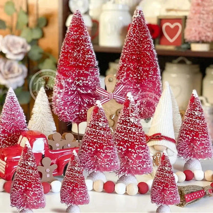 Pine Mini Christmas Tree Set for Monzzi Decor