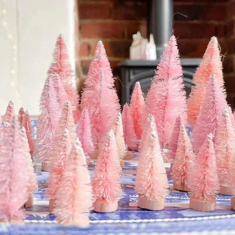 Pine Mini Christmas Tree Set for Monzzi Decor