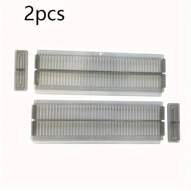 Monzzi 2-Piece Adjustable Acrylic Drawer Organizer Set