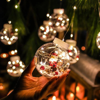Festive Ball LED String Lights for Christmas Decoration