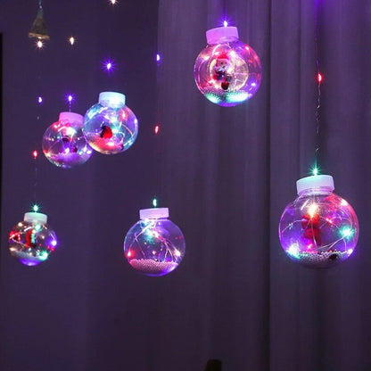 Festive Ball LED String Lights for Christmas Decoration