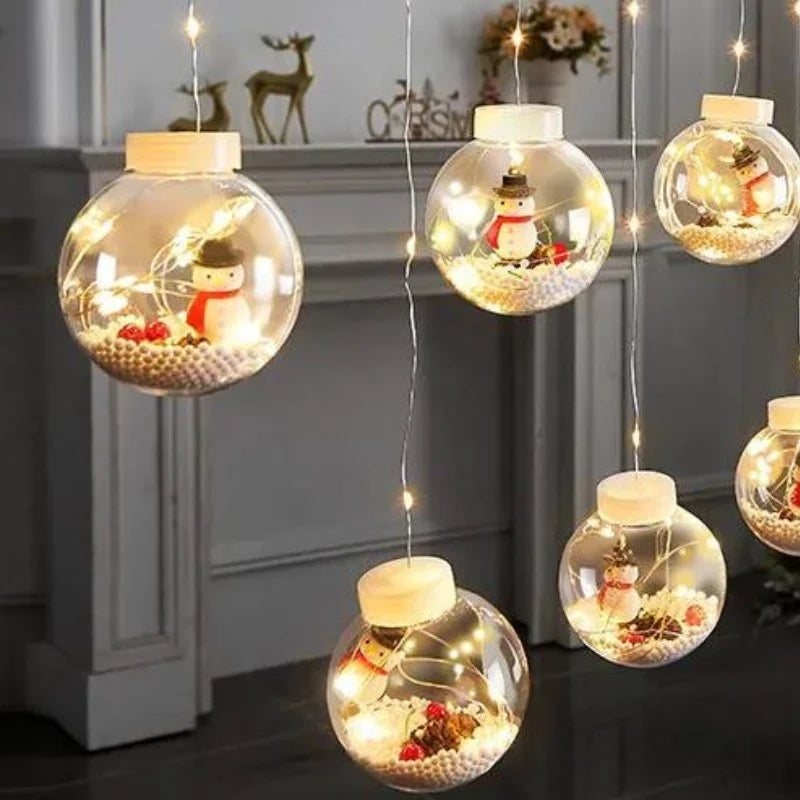 Festive Ball LED String Lights for Christmas Decoration