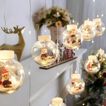 Festive Ball LED String Lights for Christmas Decoration