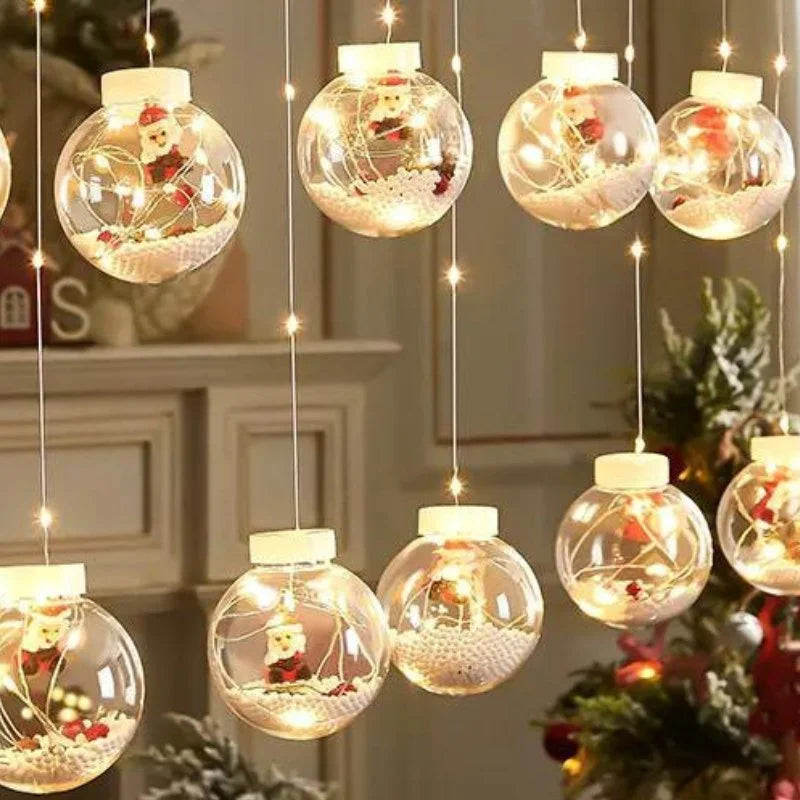 Festive Ball LED String Lights for Christmas Decoration