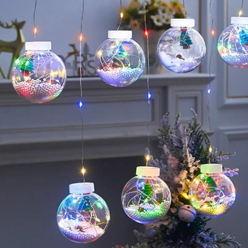 Festive Ball LED String Lights for Christmas Decoration