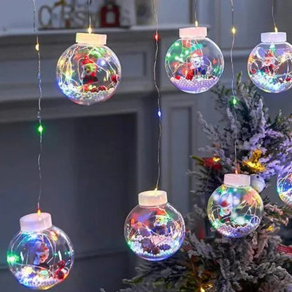 Festive Ball LED String Lights for Christmas Decoration