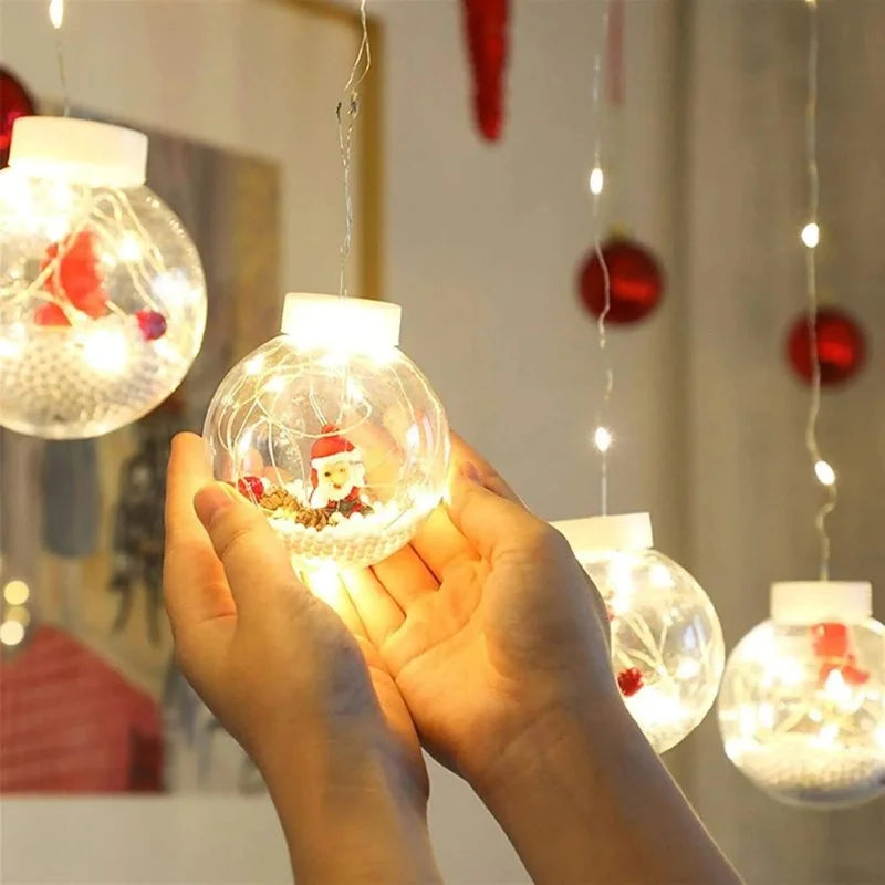 Festive Ball LED String Lights for Christmas Decoration