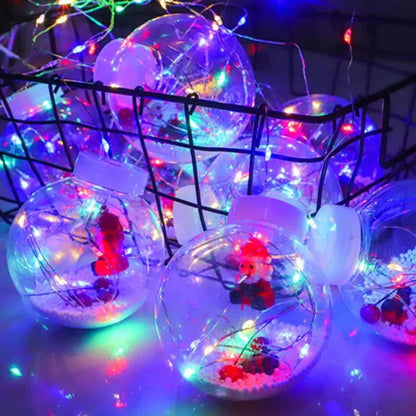 Festive Ball LED String Lights for Christmas Decoration