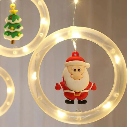 Monzzi Christmas LED Light Curtain for Festive Decor