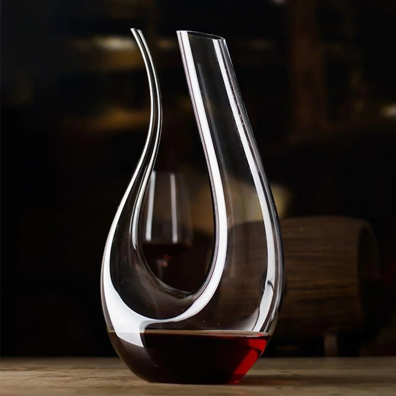 1500ml Monzzi Swan-Design Glass Wine Decanter